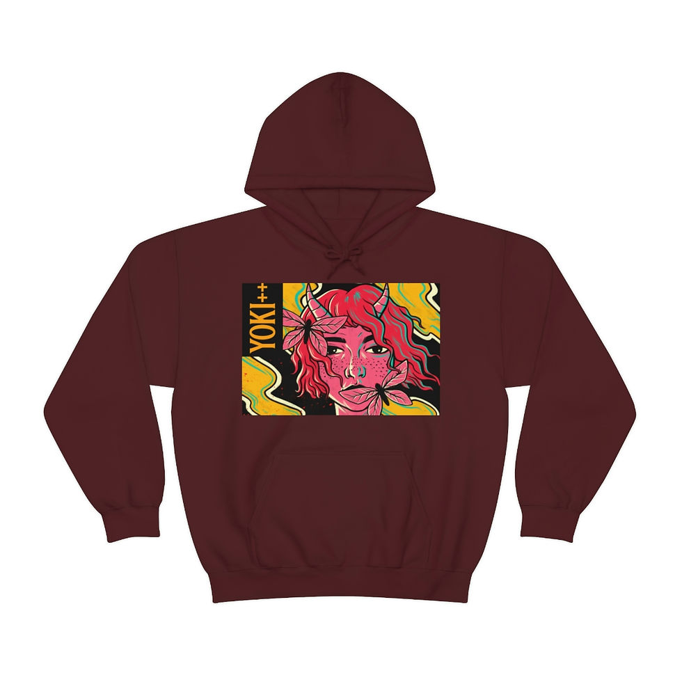 Thumbnail: Yoki++ Unisex Heavy Blend™ Hooded Sweatshirt