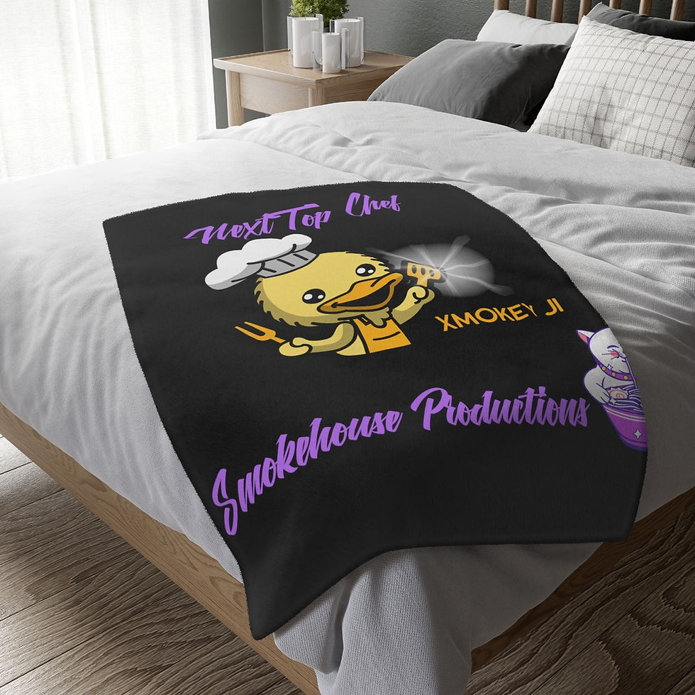 Thumbnail: Next Top Chef Velveteen Minky Blanket (Two-sided print)