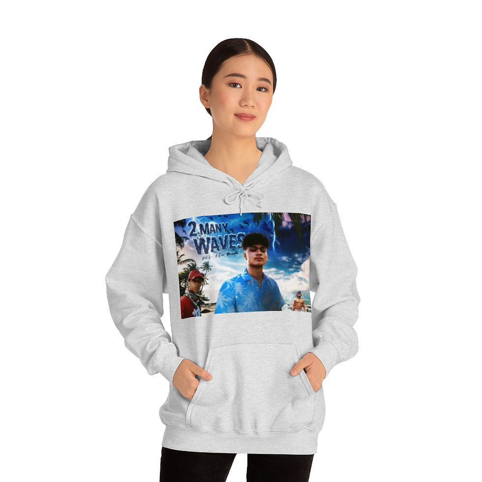 Thumbnail:  2 Many Waves Unisex Heavy Blend™ Hooded Sweatshirt