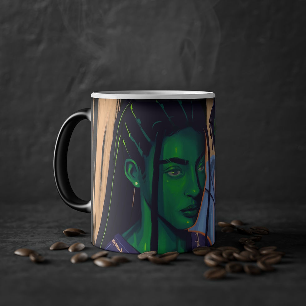 Thumbnail: Wake N Bake N HeartBreak Magic Mug, 11oz