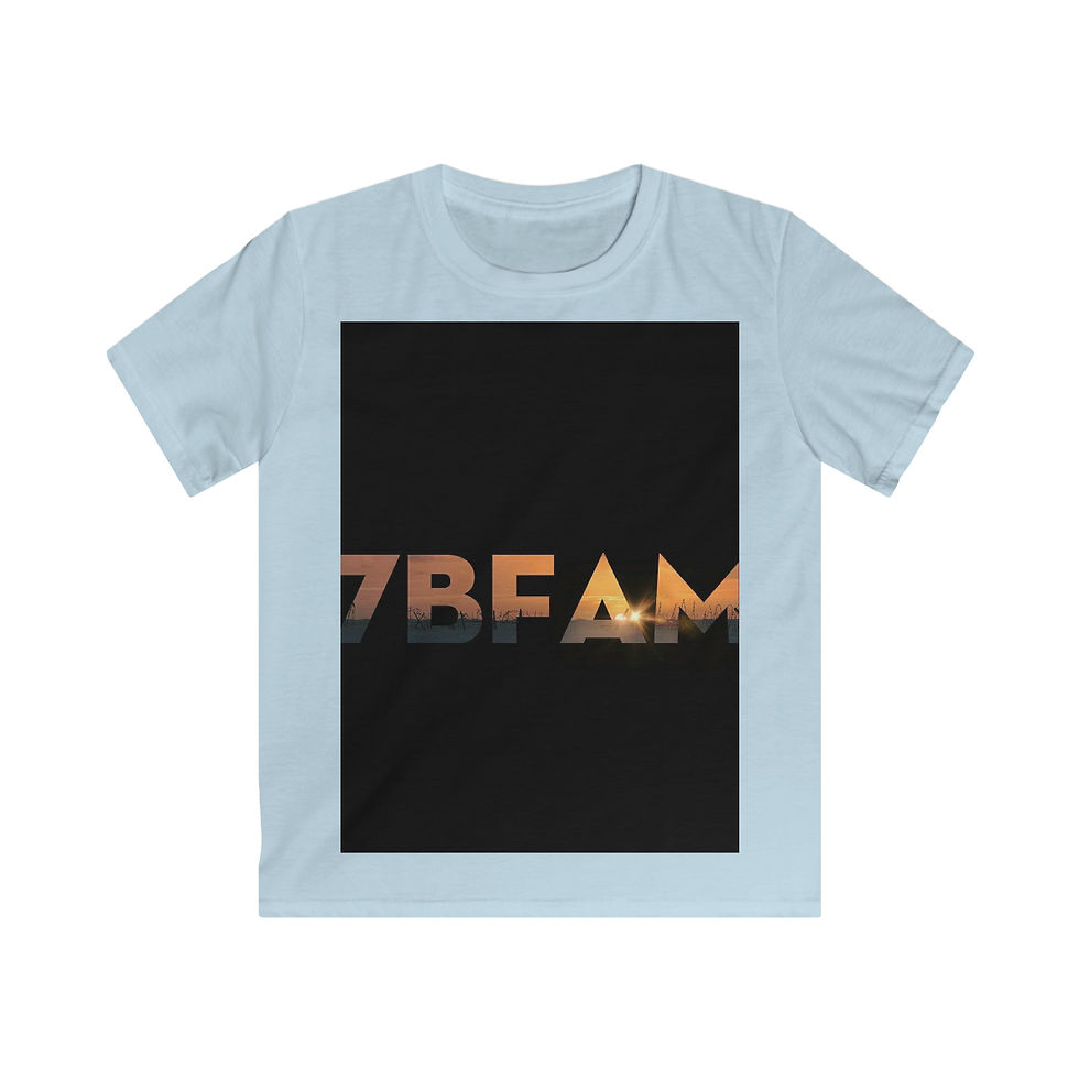 Thumbnail: 7B Fam Kids Softstyle Tee