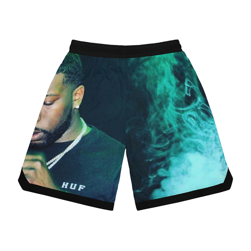 Thumbnail: Flooded Basketball Rib Shorts (AOP)