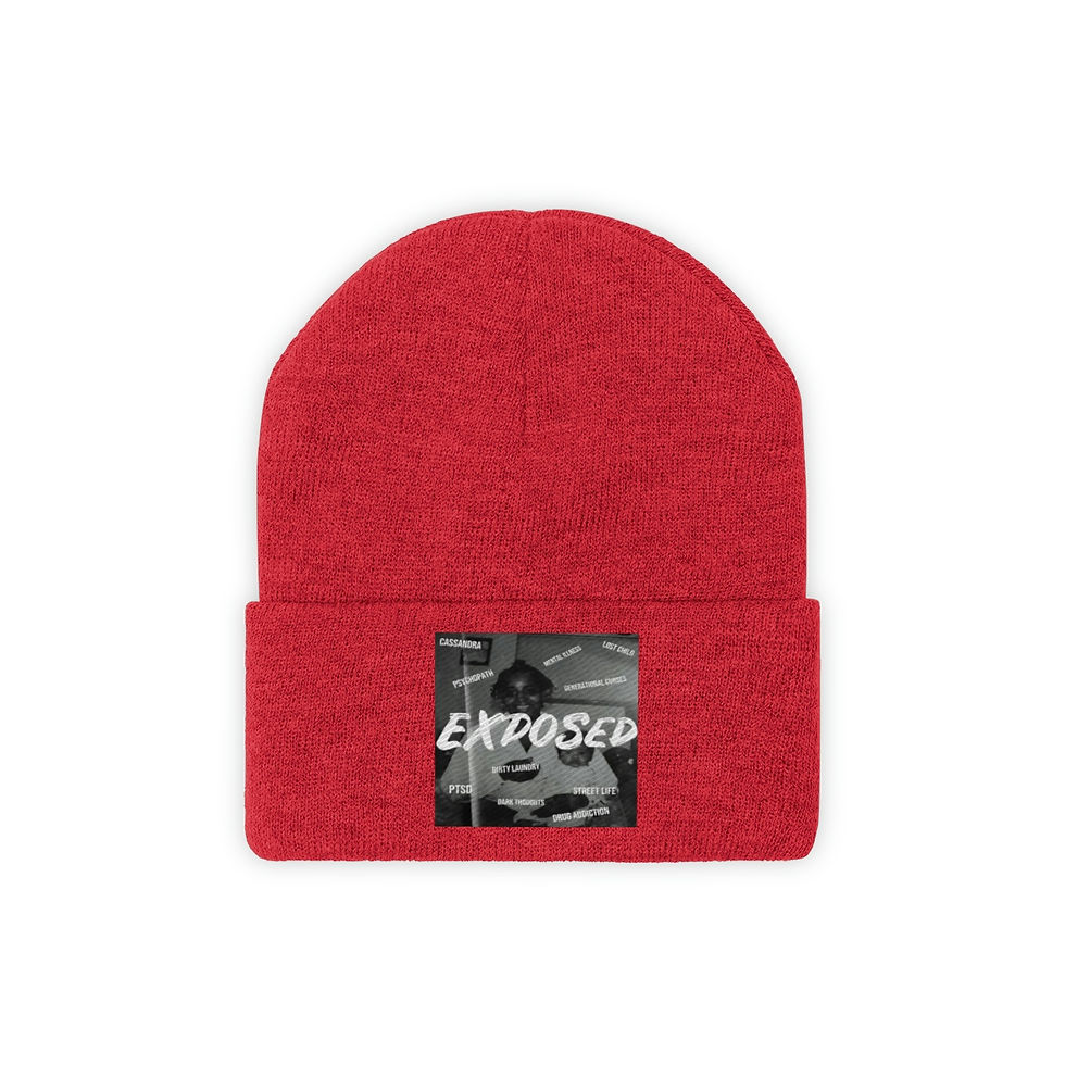 Thumbnail: Exposed Knit Beanie