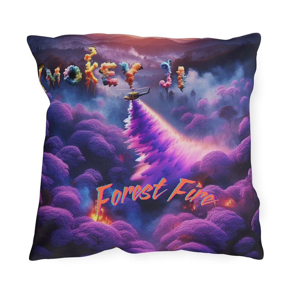 Thumbnail: Forest Fire Outdoor Pillows