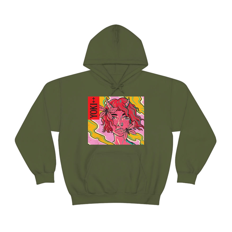 Thumbnail: Yoki++ Pink Hooded Sweatshirt