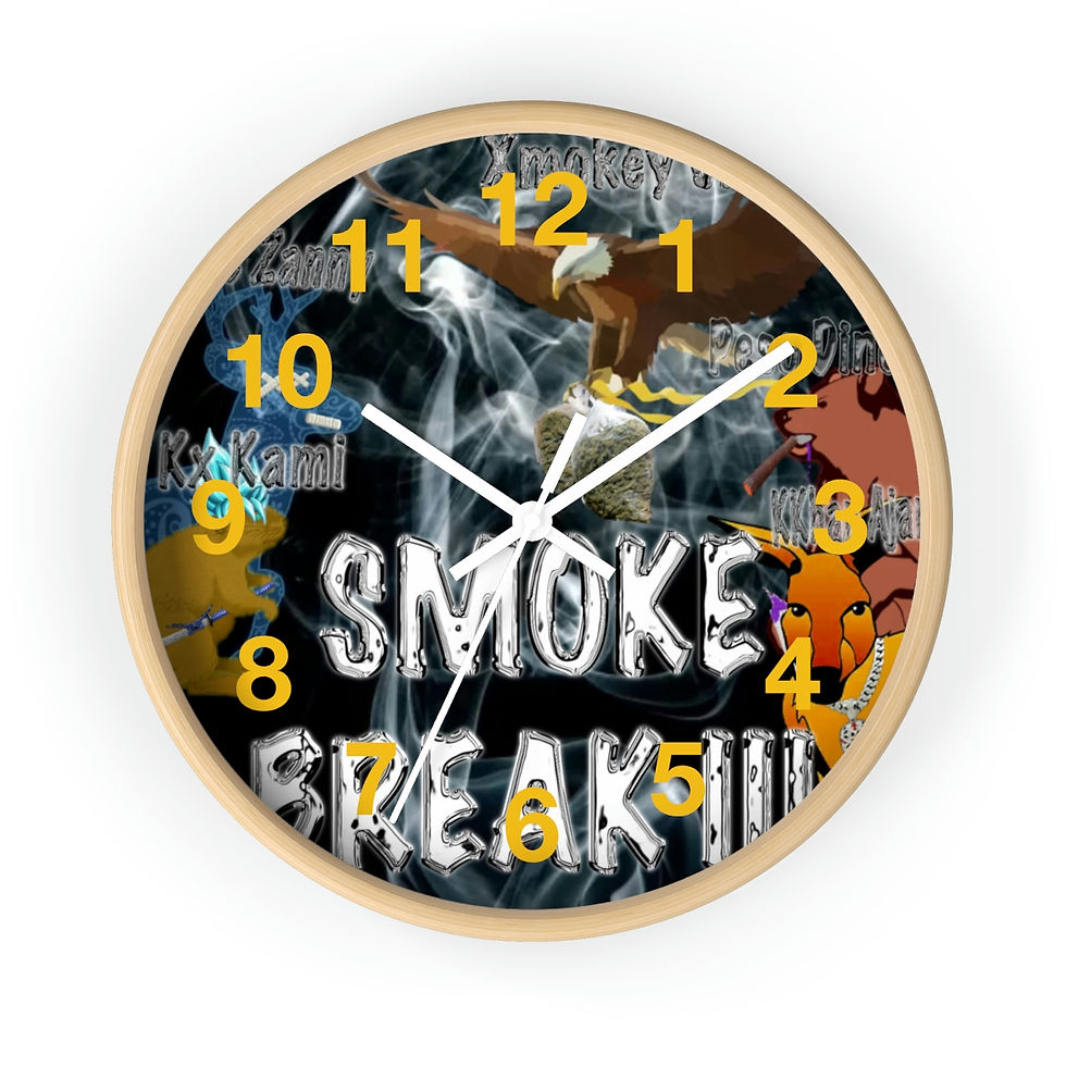 Thumbnail: Smoke Break III Wall clock