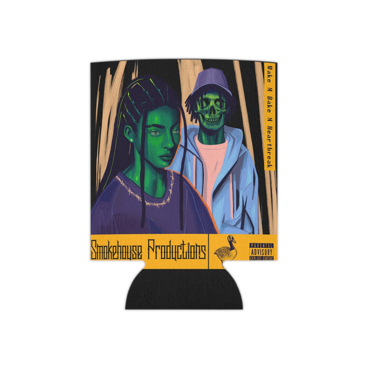 Wake N Bake N Heartbreak Can Cooler