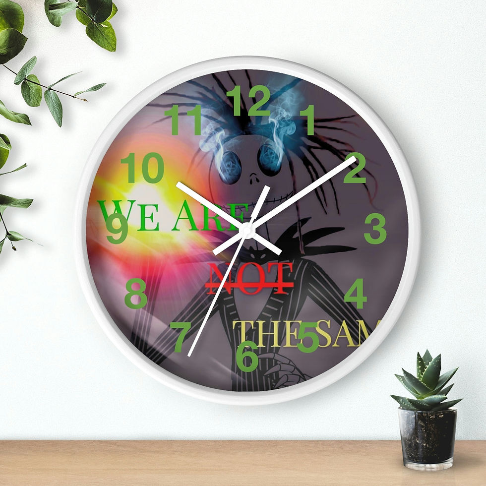 Thumbnail: We Are Not The Same Wall clock