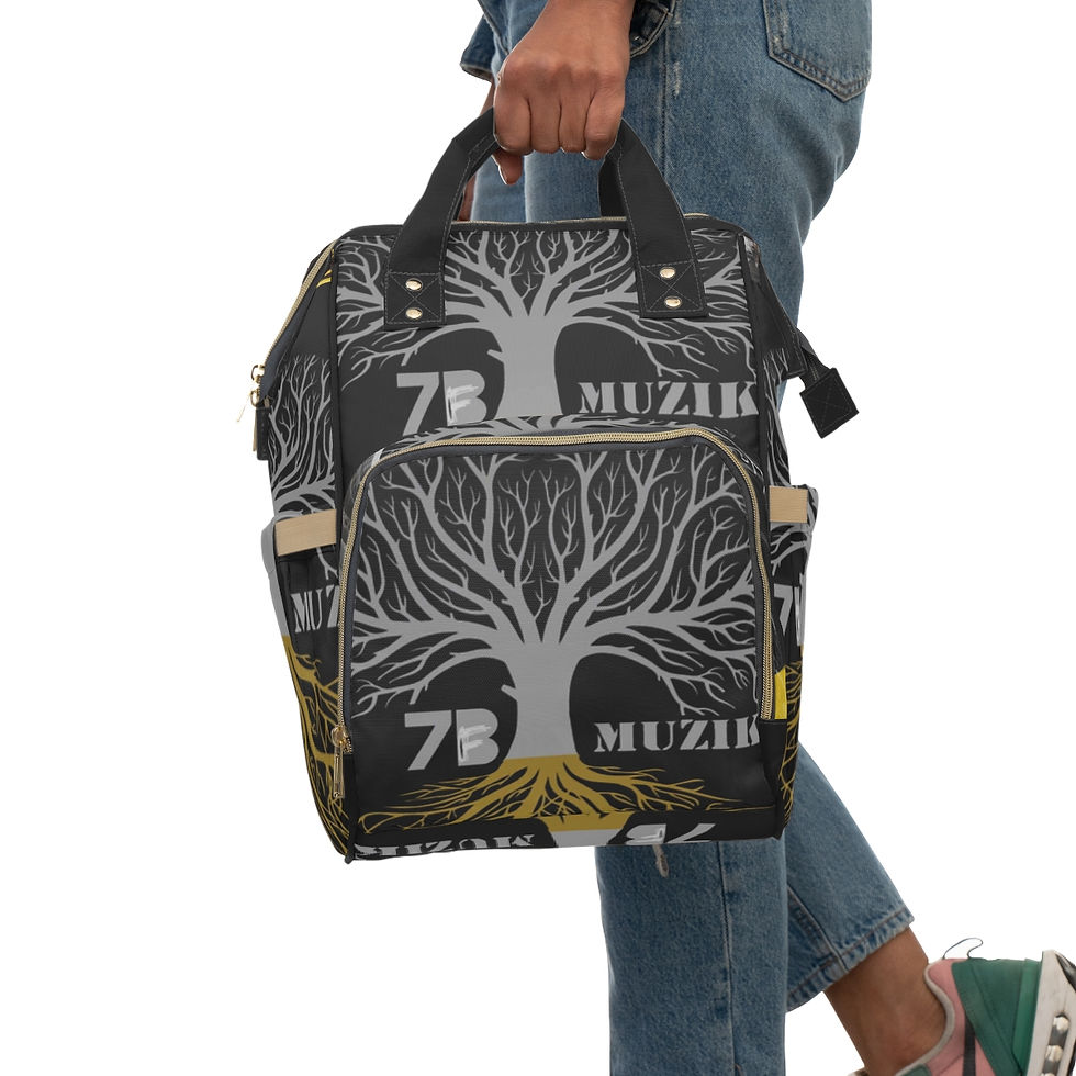 Thumbnail: 7B Family Tree Multifunctional Diaper Backpack
