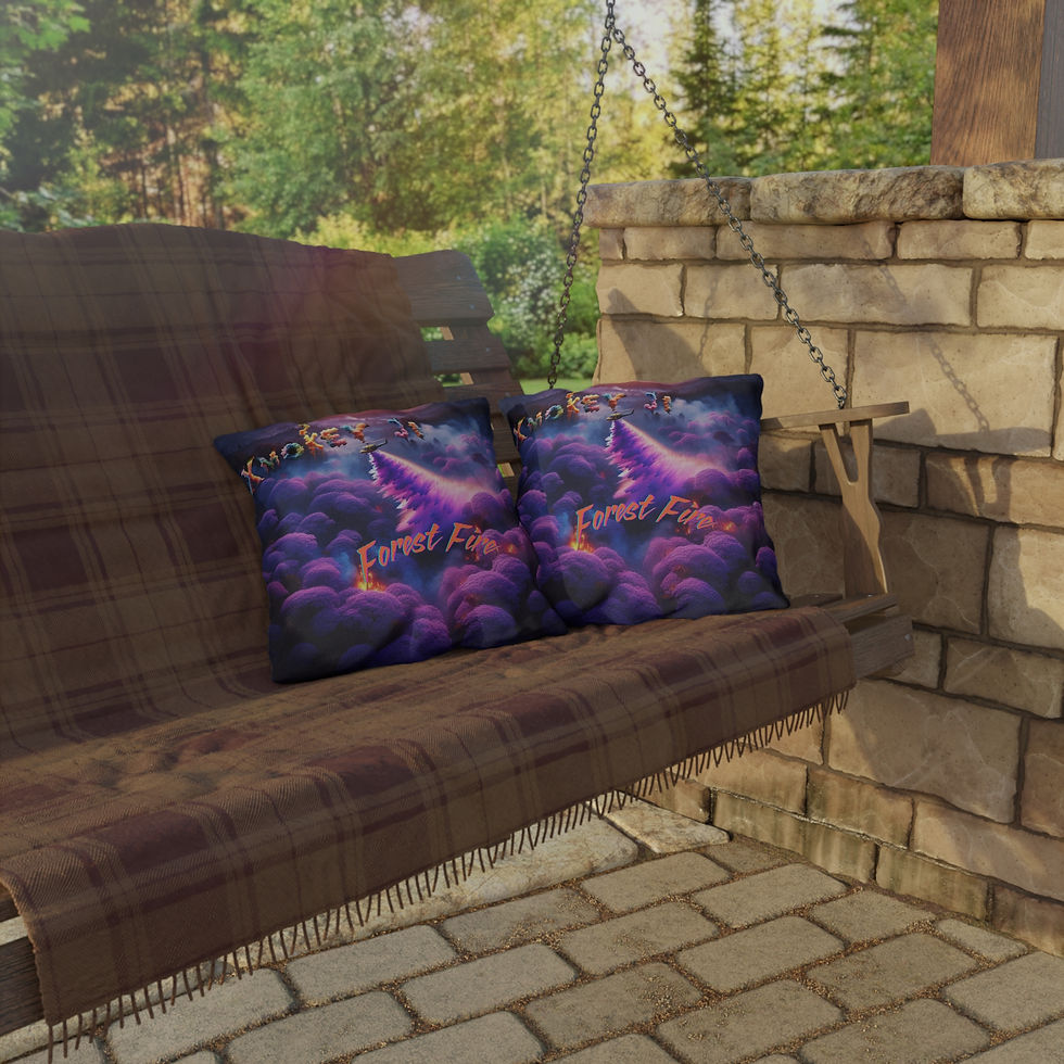 Thumbnail: Forest Fire Outdoor Pillows