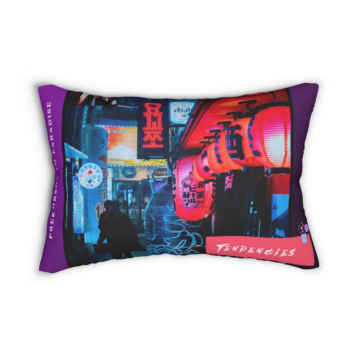 Tendencies Spun Polyester Lumbar Pillow