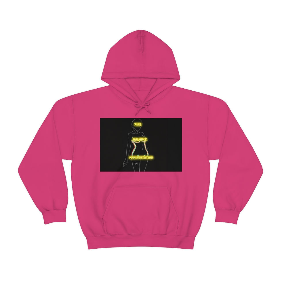 Thumbnail: 7ife Balance & Manifestation  Unisex Heavy Blend™ Hooded Sweatshirt