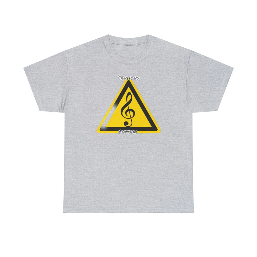 Thumbnail: Cautious Rhythm Unisex Heavy Cotton Tee