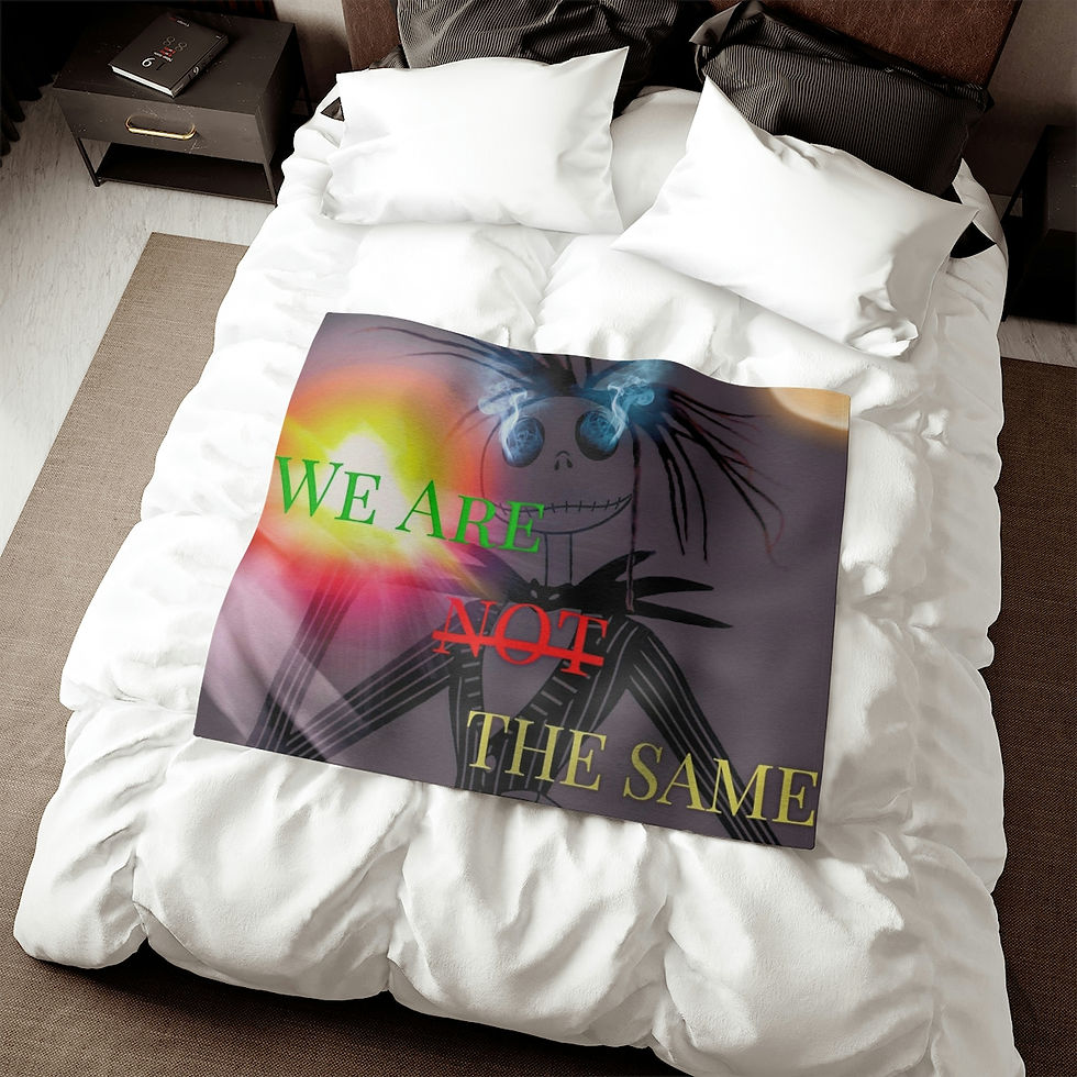 Thumbnail: We Are Not The Same Sweatshirt Blanket
