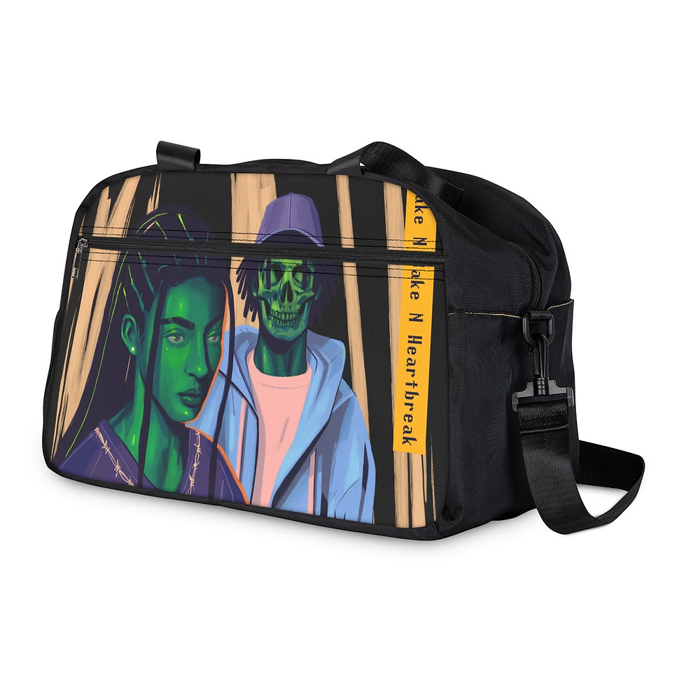 Thumbnail: Wake N Bake N Heartbreak Fitness Handbag