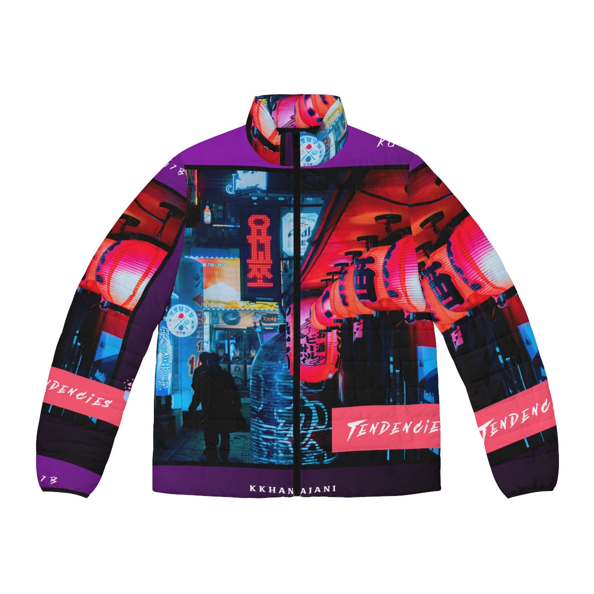 Tendencies Men's Puffer Jacket (AOP)