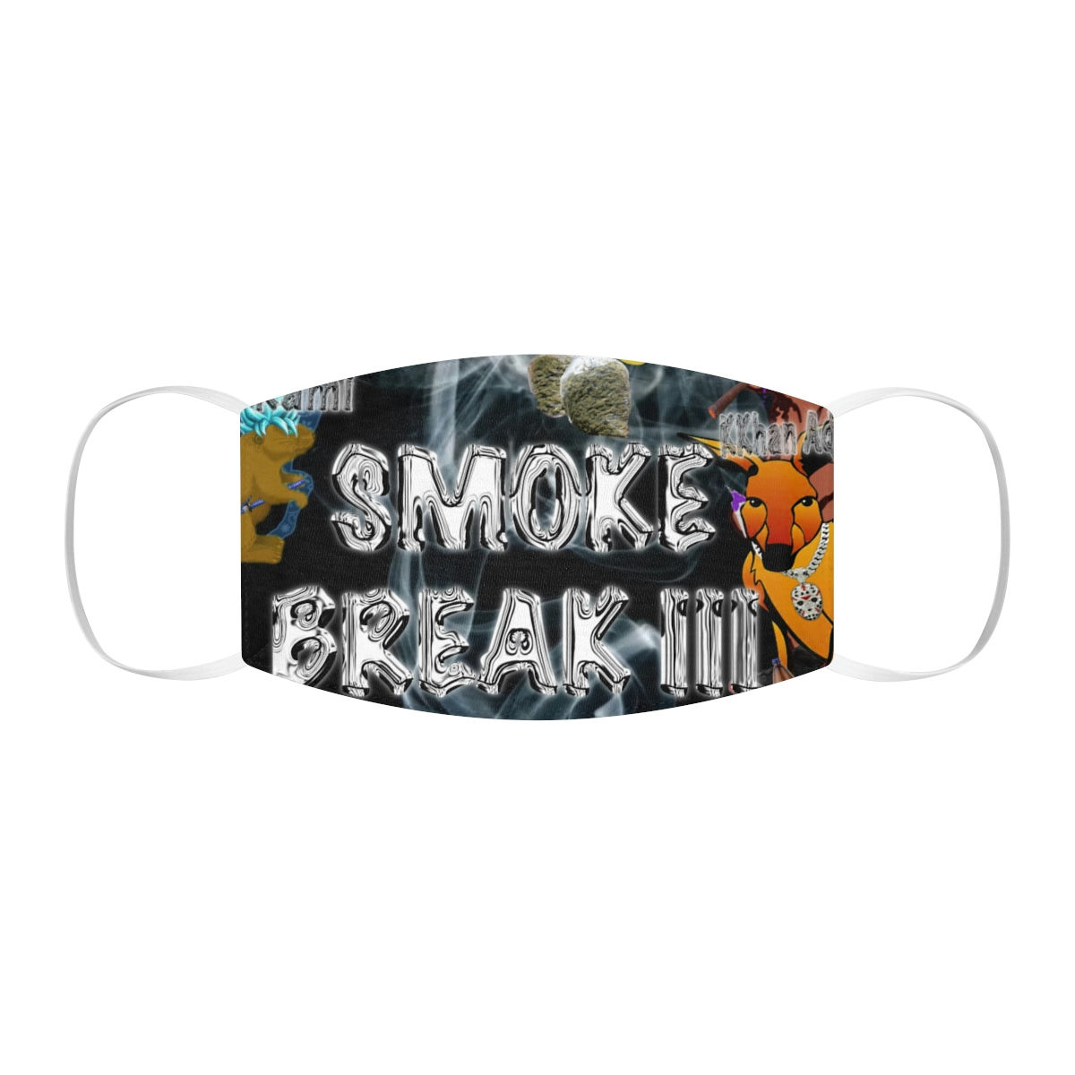 Smoke Break III Snug-Fit Polyester Face Mask