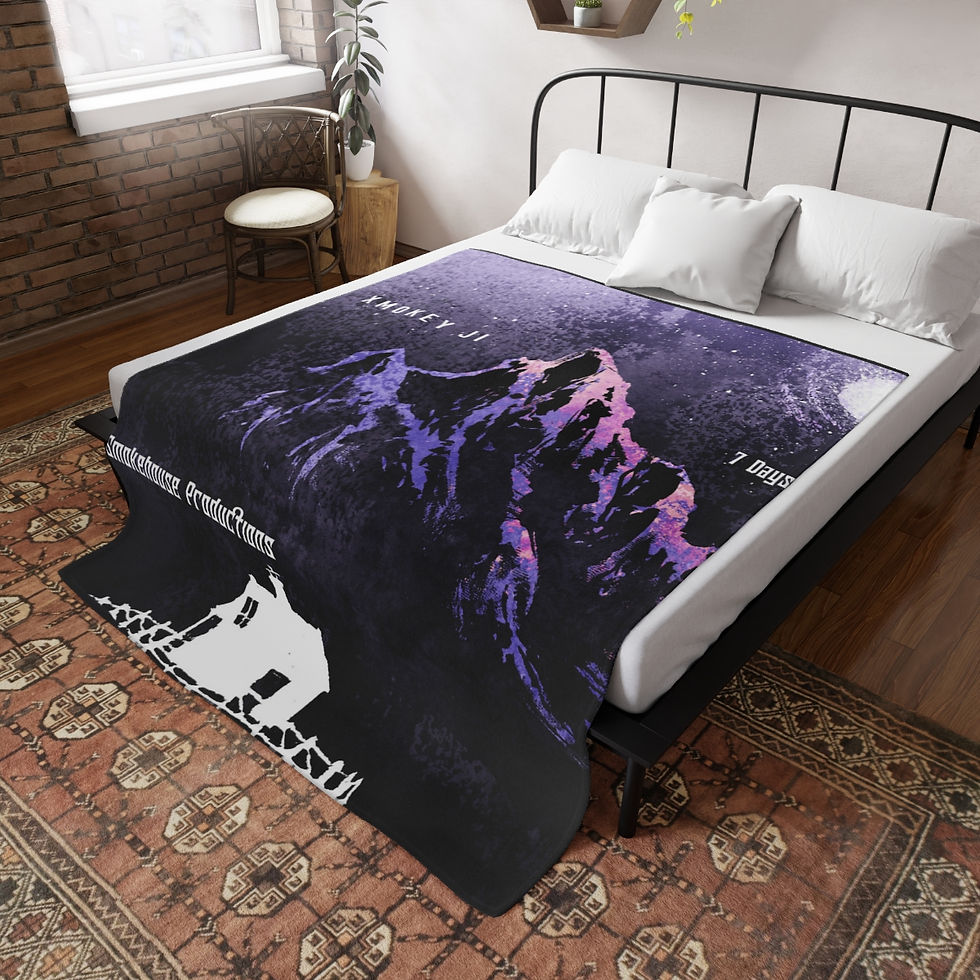 Thumbnail: 7 Days 8 Nights Plush Fleece Blanket
