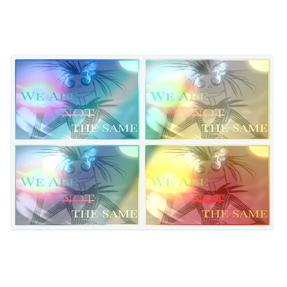 Thumbnail: We Are Not The Same Sticker Sheets