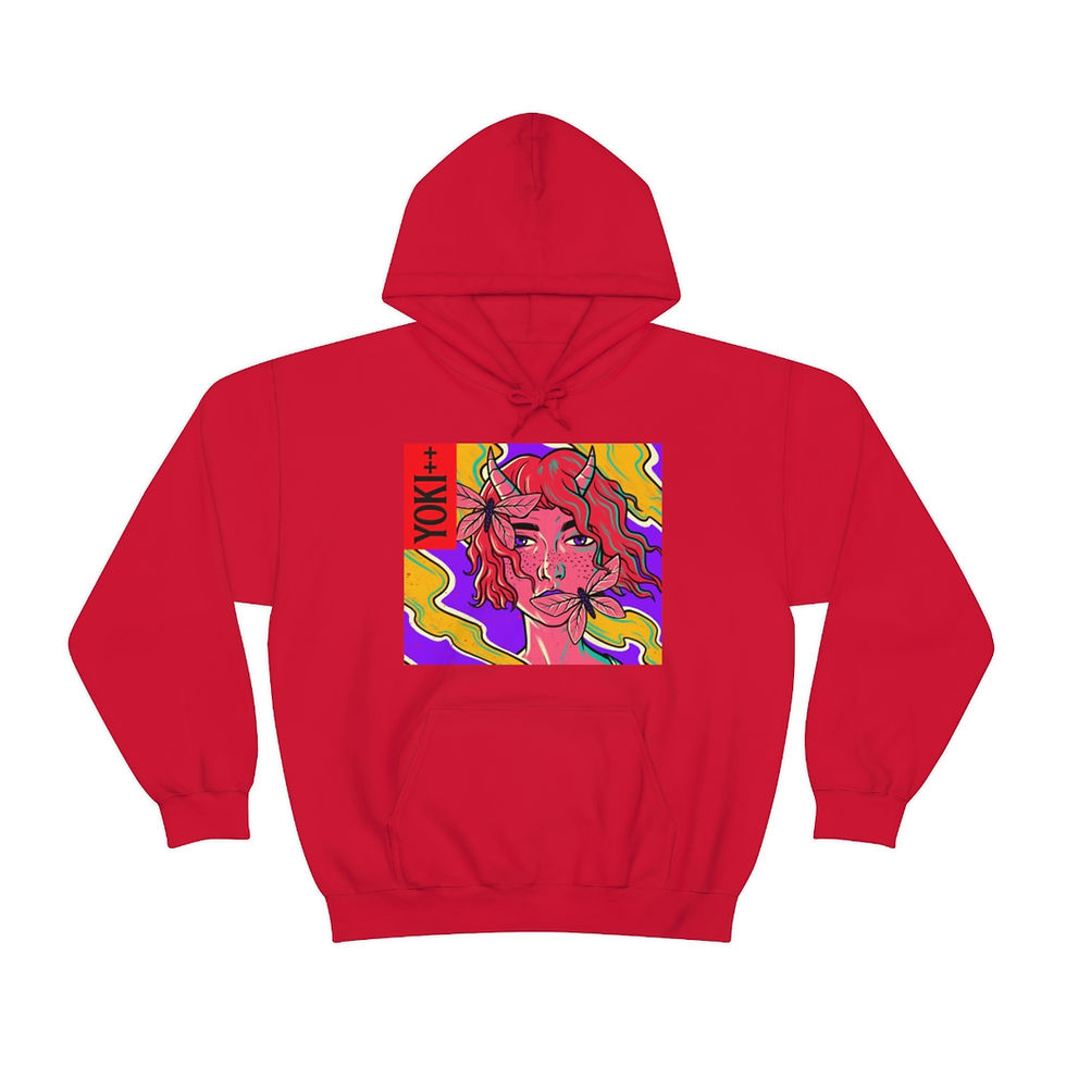 Thumbnail: Yoki++ Purple Hooded Sweatshirt