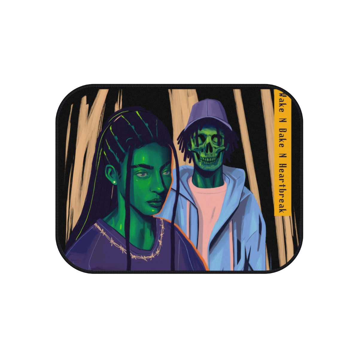 Wake N Bake N HeartBreak Car Mats (Set of 4)