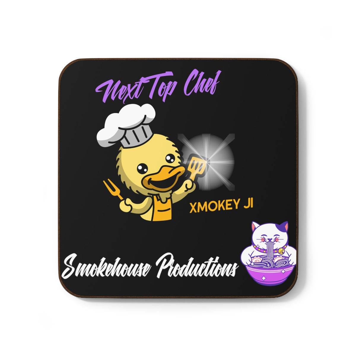 Next Top Chef Hardboard Back Coaster