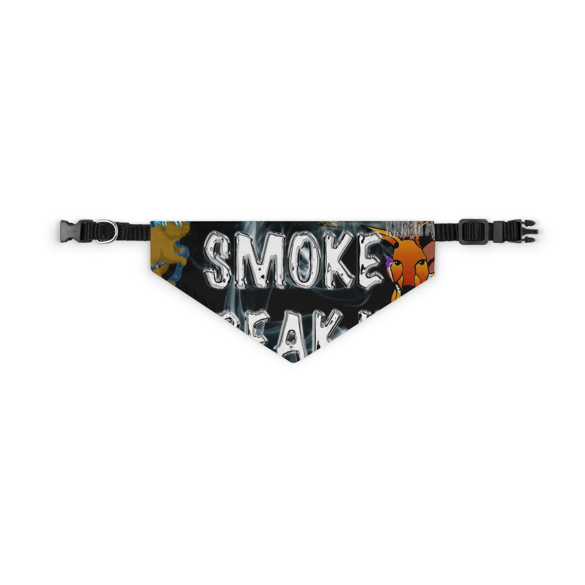 Smoke Break III Pet Bandana Collar