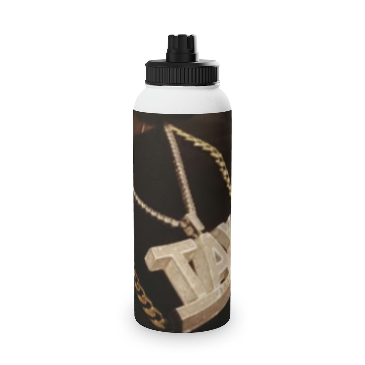 Smoke Break Stainless Steel Water Bottle, Sports Lid