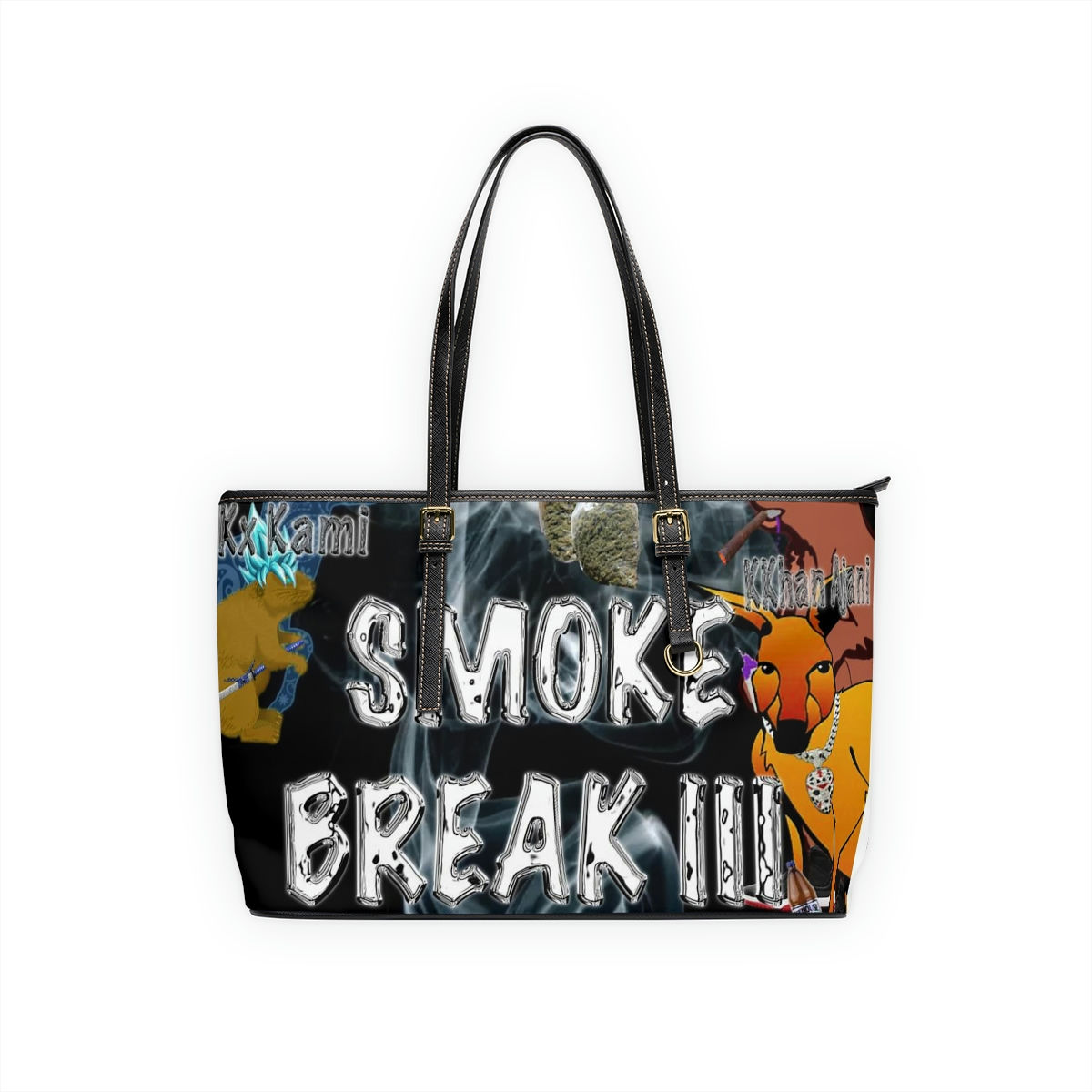 Smoke Break III PU Leather Shoulder Bag