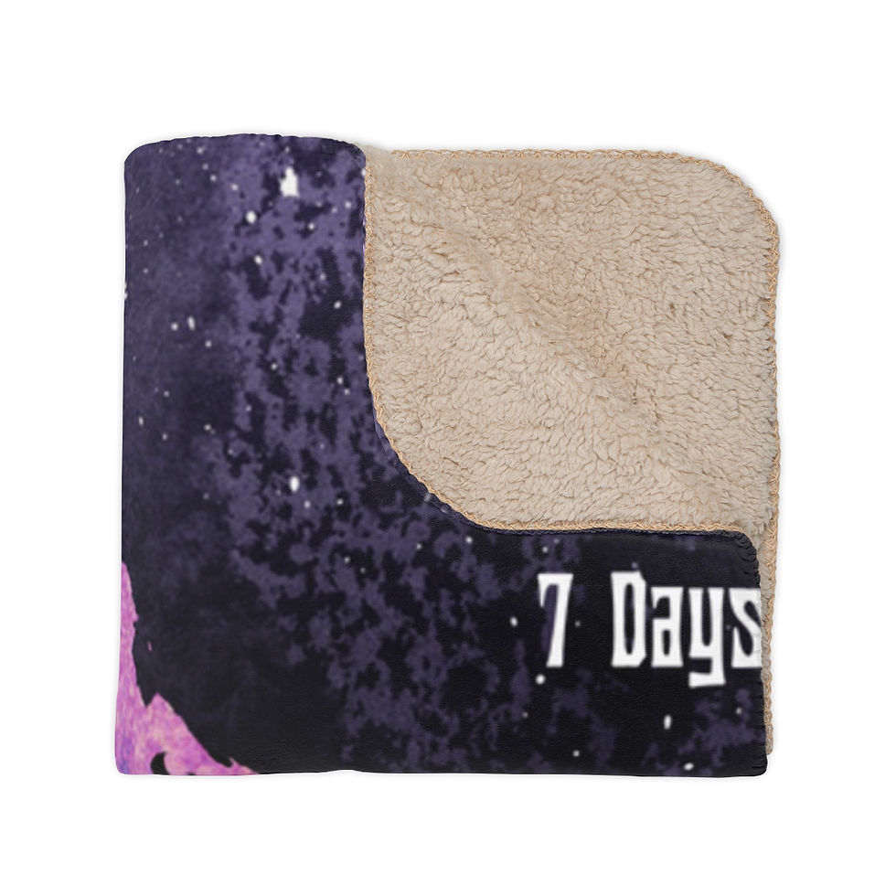 Thumbnail: 7 Days 8 Nights Tan Sherpa Blanket