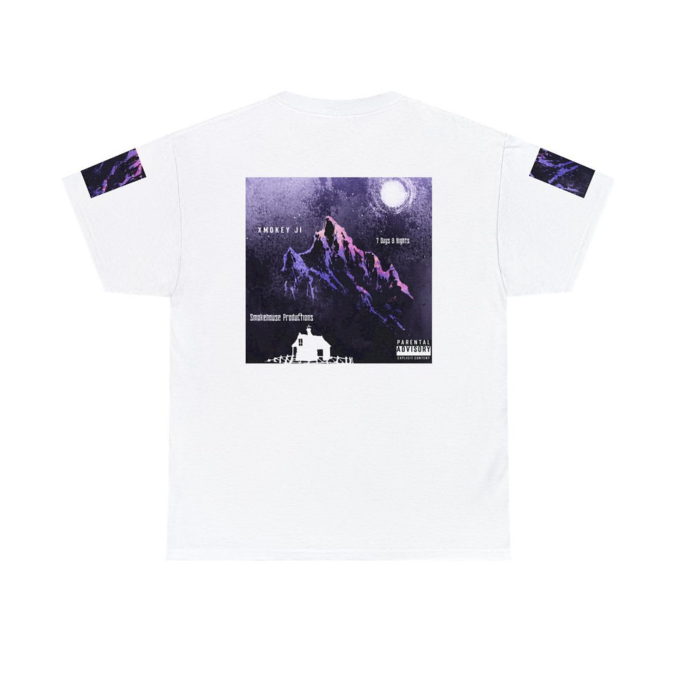 Thumbnail: 7 Days 8 Nights Unisex Heavy Cotton Tee