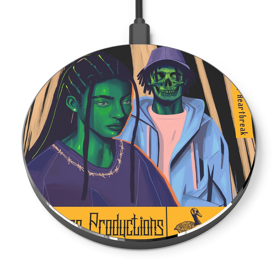 Wake N Bake N Heartbreak Wireless Charger