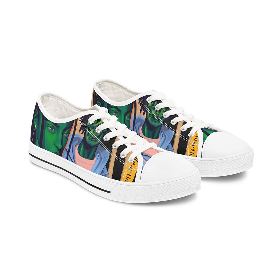 Thumbnail: Wake N Bake N HeartBreak Women's Low Top Sneakers