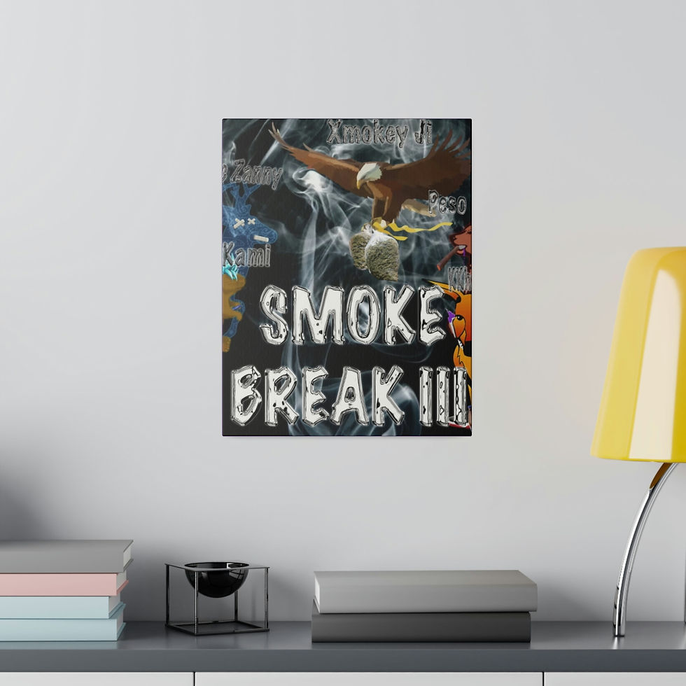 Thumbnail: Smoke Break III Matte Canvas, Stretched
