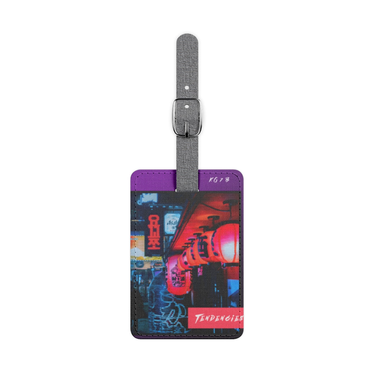Tendencies Saffiano Polyester Luggage Tag, Rectangle