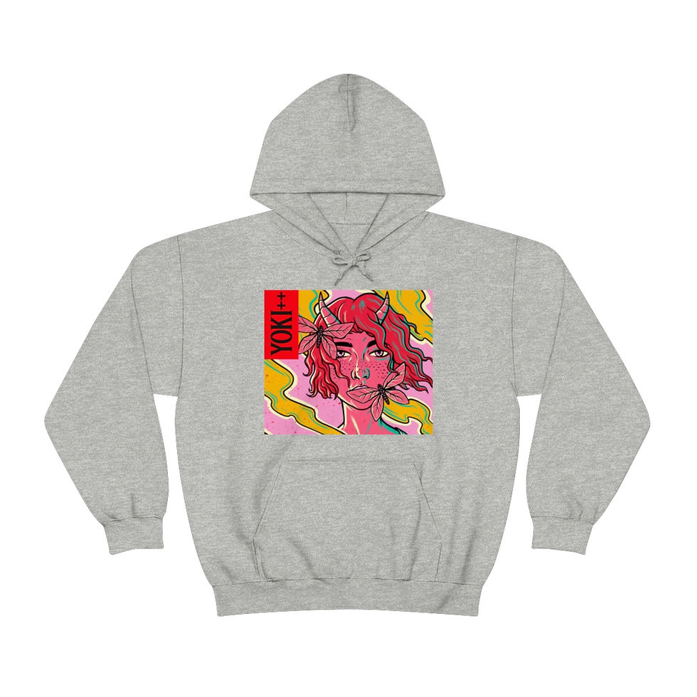 Thumbnail: Yoki++ Pink Hooded Sweatshirt
