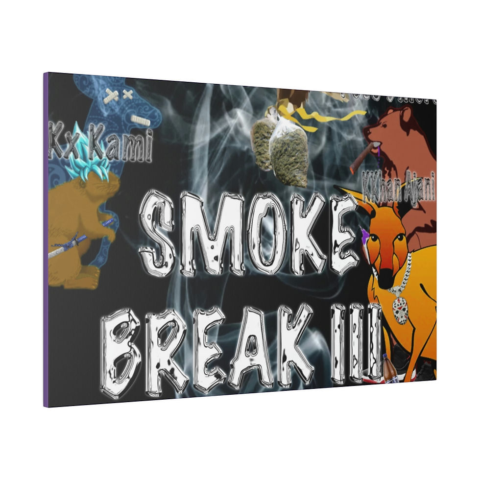 Thumbnail: Smoke Break III Matte Canvas, Stretched