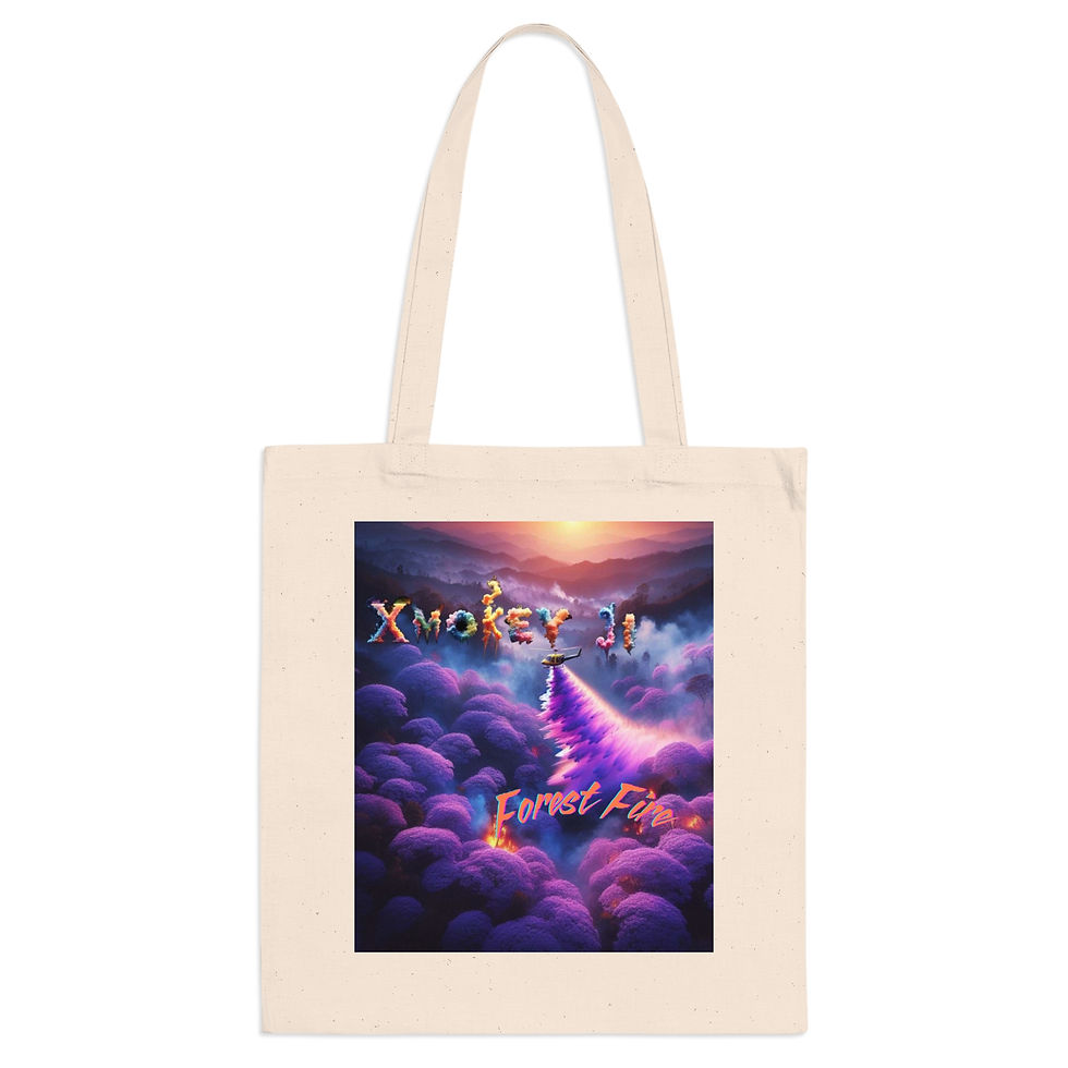 Thumbnail: Forest Fire Tote Bag