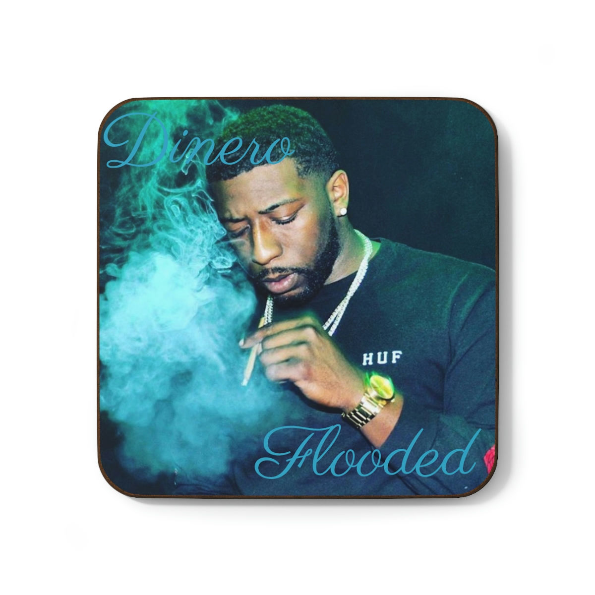 Flooded Hardboard Back Coaster