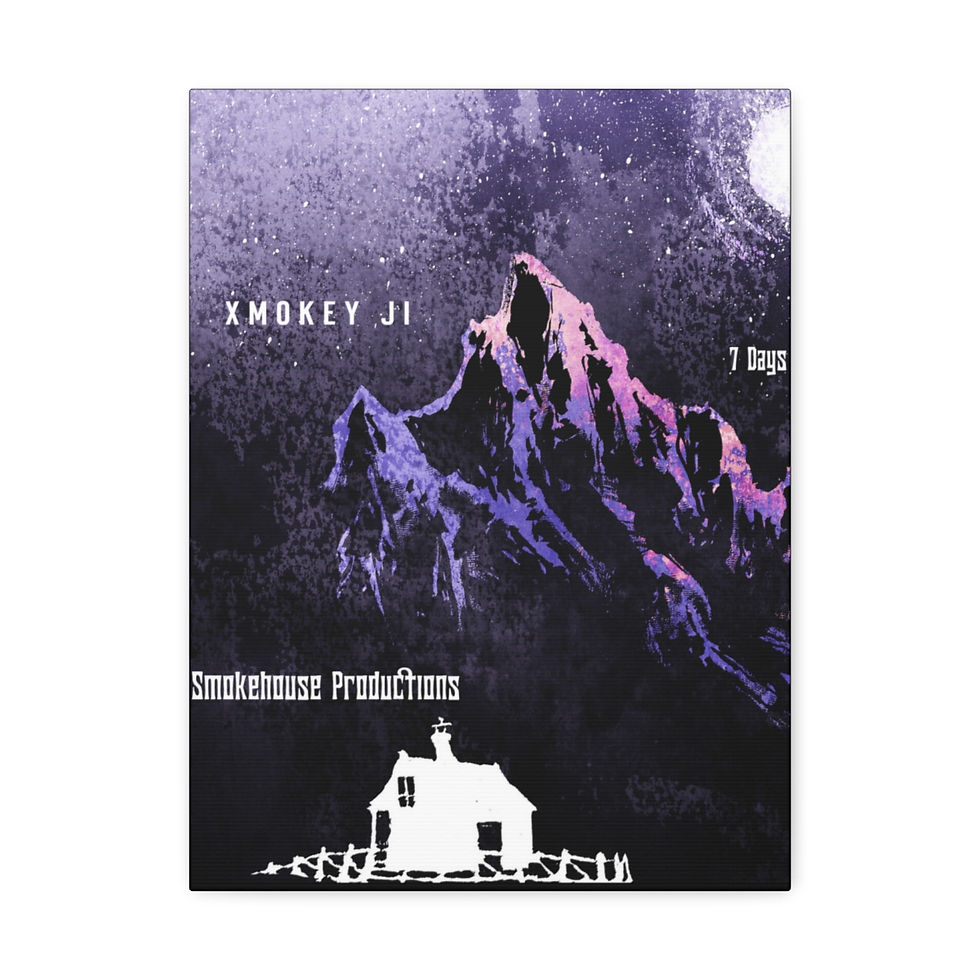 Thumbnail: 7 Days 8 Nights Satin Canvas, Stretched