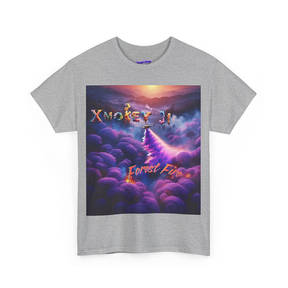 Thumbnail: Forest Fire Unisex Heavy Cotton Tee