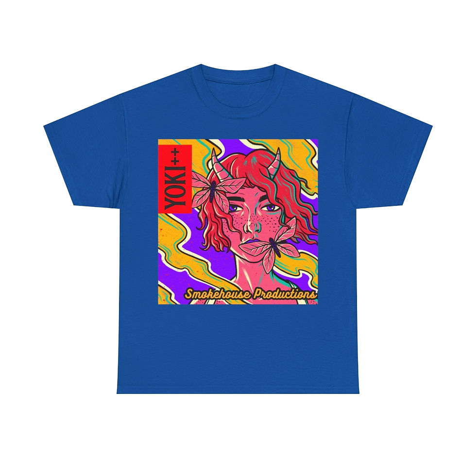 Thumbnail: Yoki++ Purple Unisex Heavy Cotton Tee