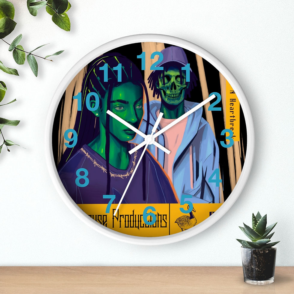 Thumbnail: Wake N Bake N Heartbreak Wall clock
