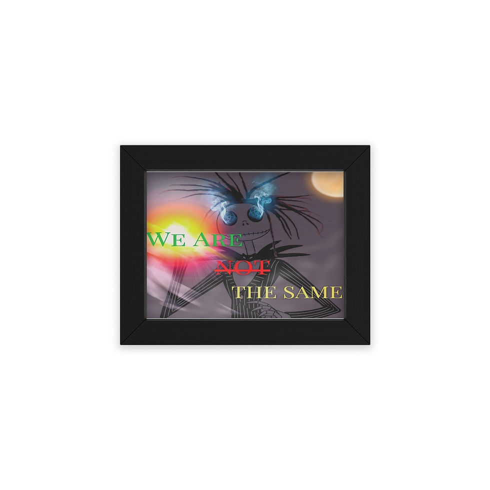 Thumbnail: We Are Not The Same Framed Poster, Horizontal