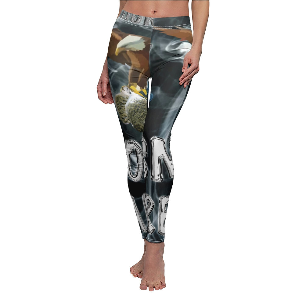 Thumbnail: Smoke Break III Women's Cut & Sew Casual Leggings