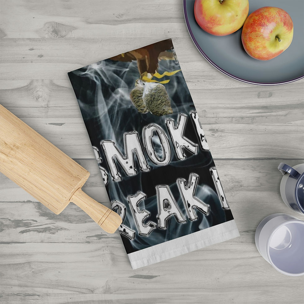 Thumbnail: Smoke Break III Tea Towel