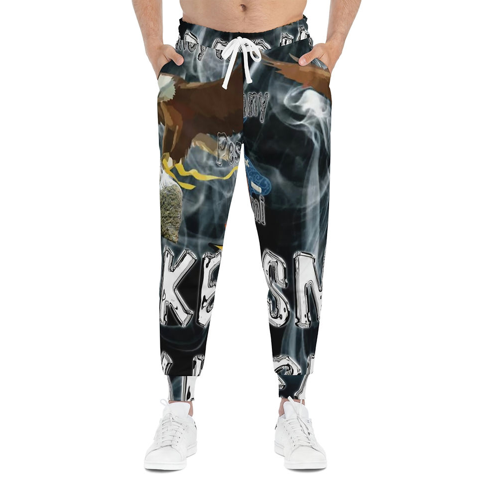 Thumbnail: Smoke Break III Athletic Joggers (AOP)
