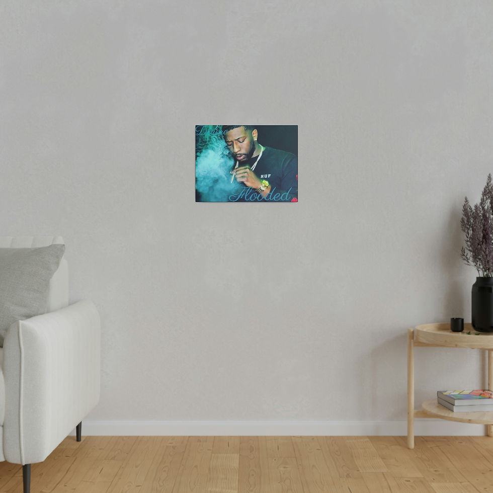 Thumbnail: Flooded Matte Canvas, Stretched