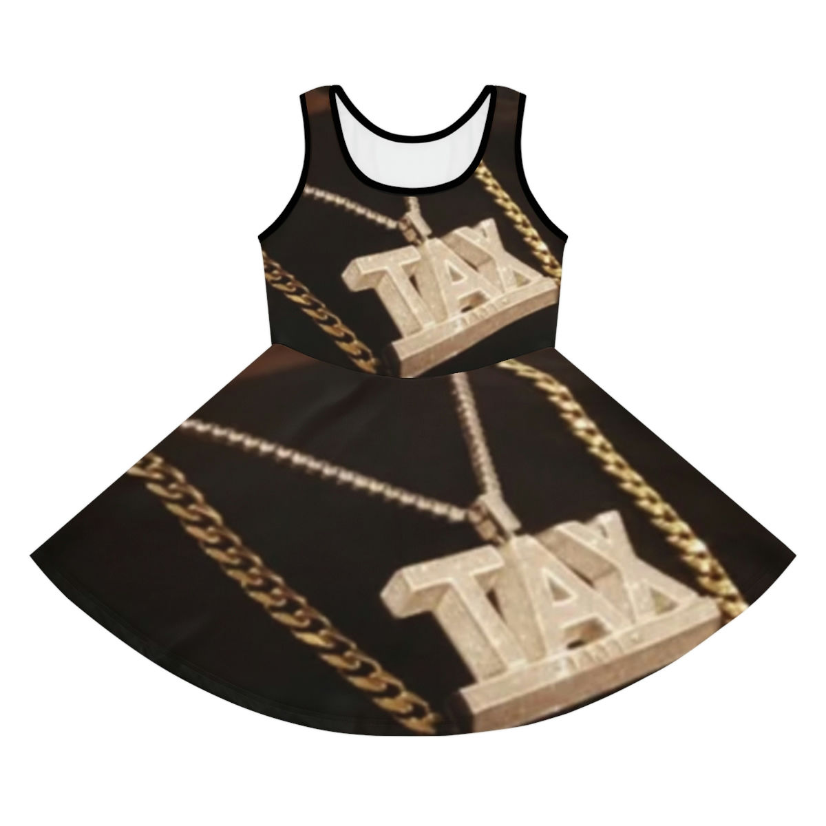 Smoke Break Girls' Sleeveless Sundress (AOP)