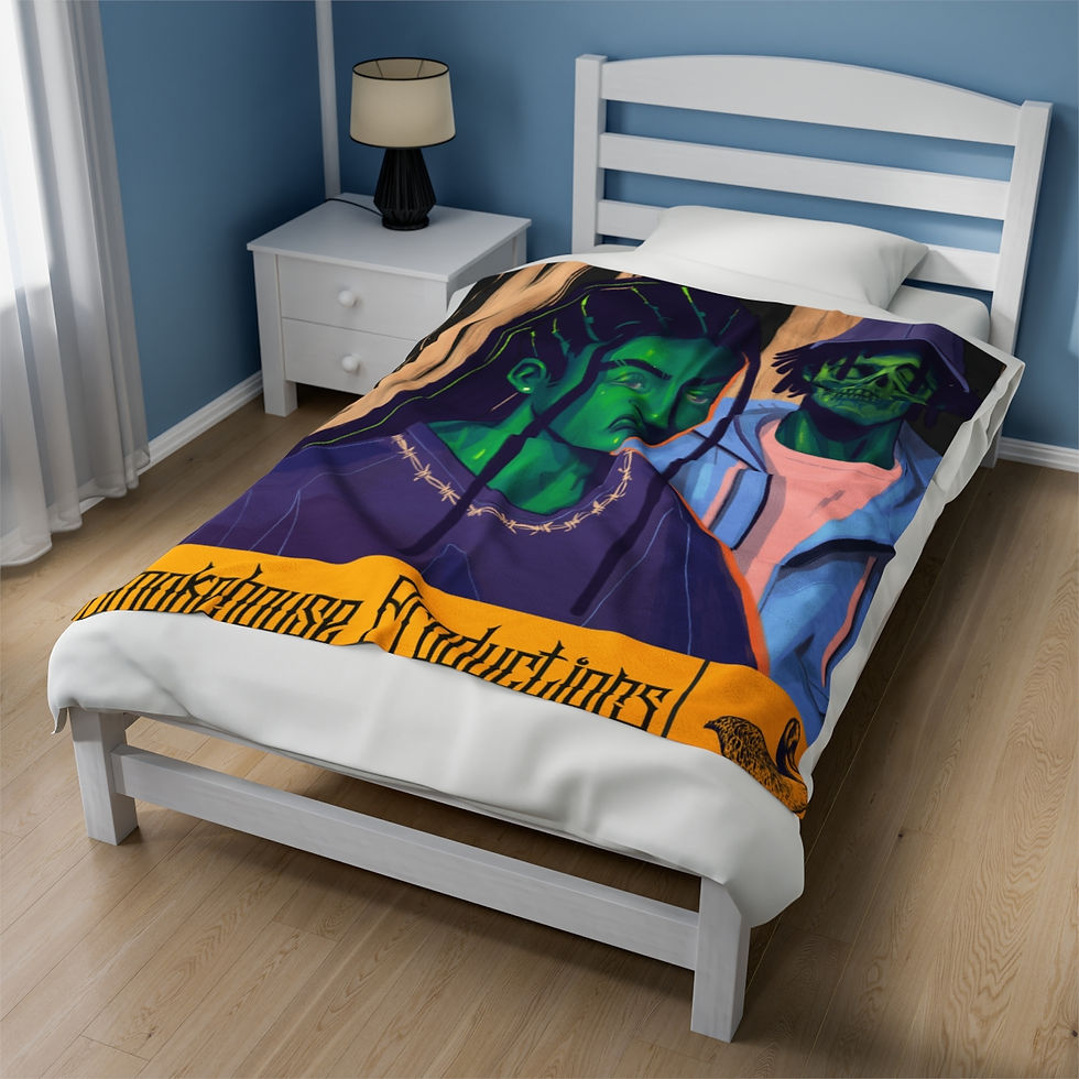 Thumbnail: Wake N Bake N Heartbreak Plush Blanket